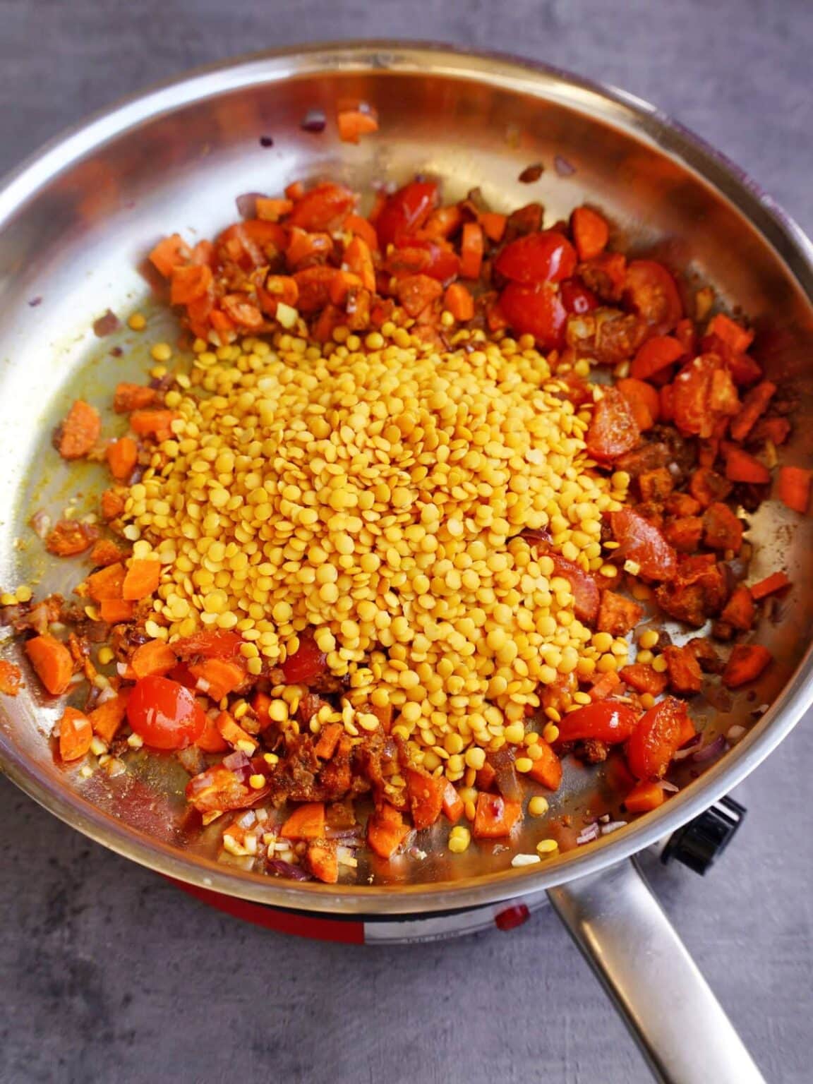 Yellow Lentil Dal (One-Pot) - Elavegan