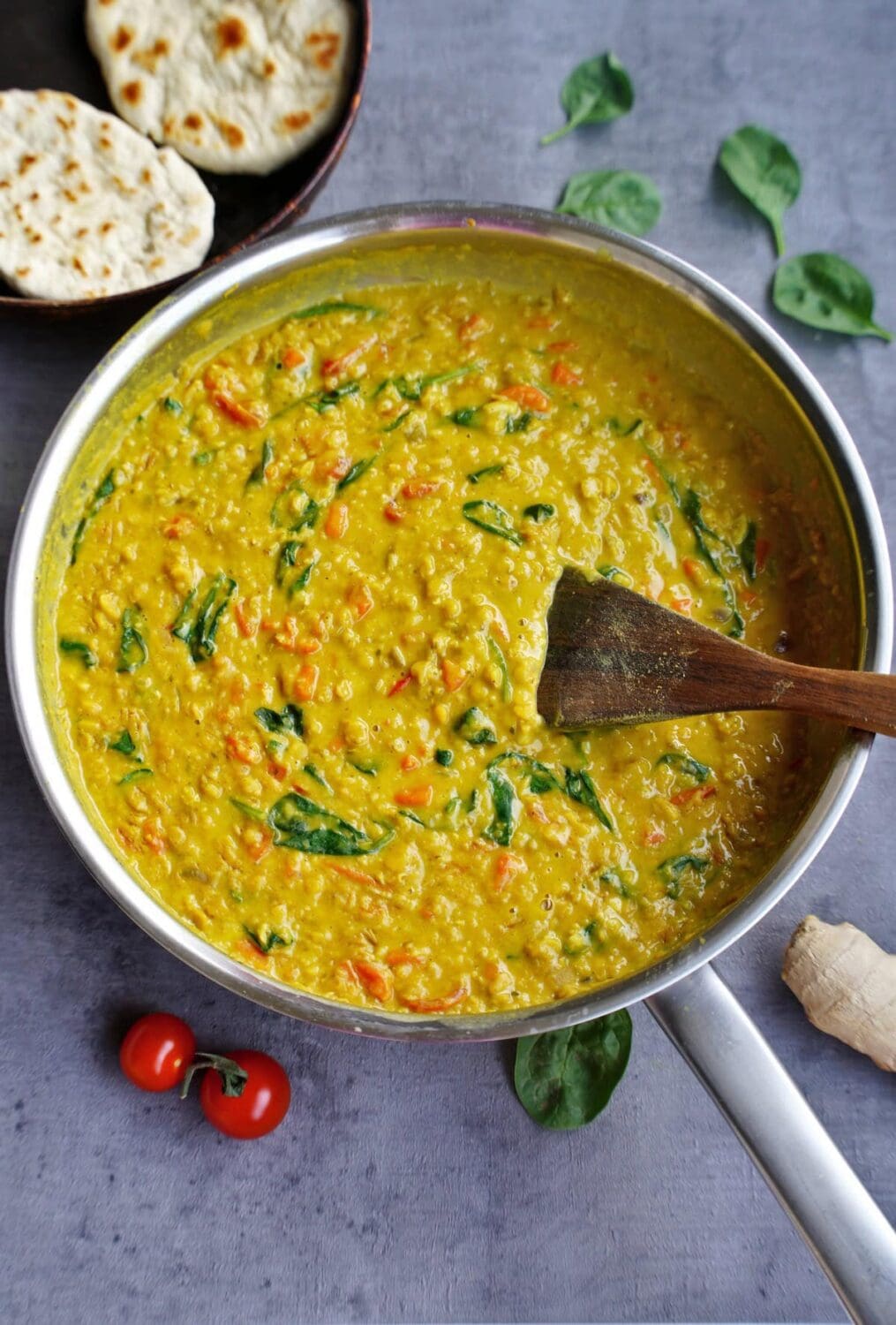 Yellow Lentil Dal (One-Pot) - Elavegan