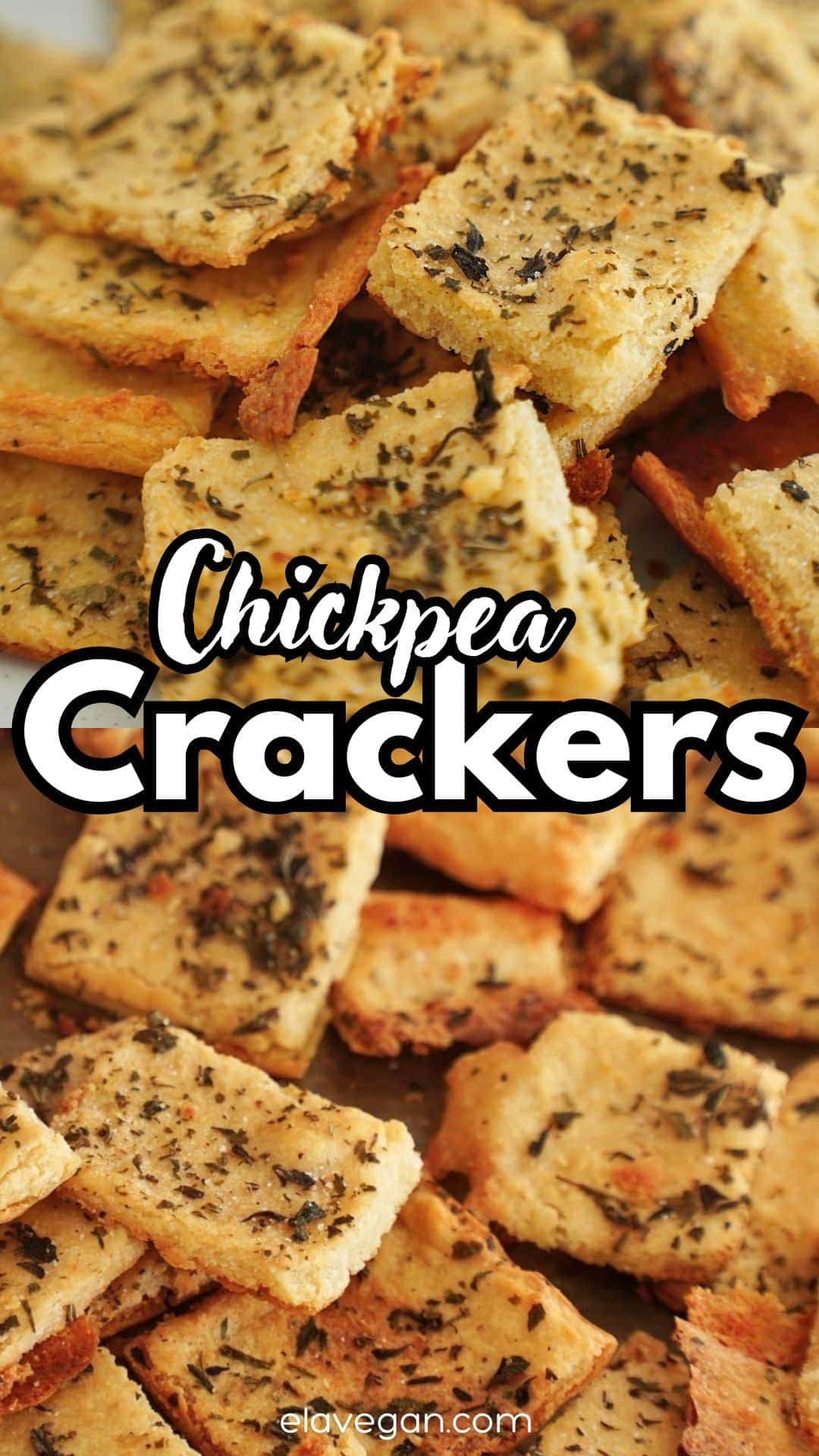 Pinterest collage Chickpea Crackers