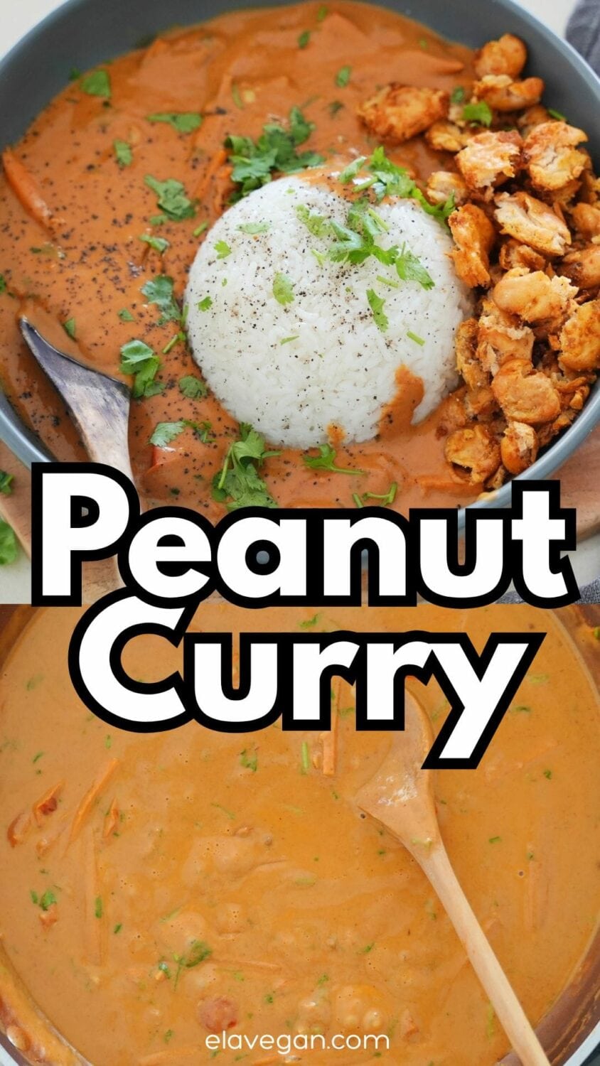 Pinterest Collage Peanut Curry