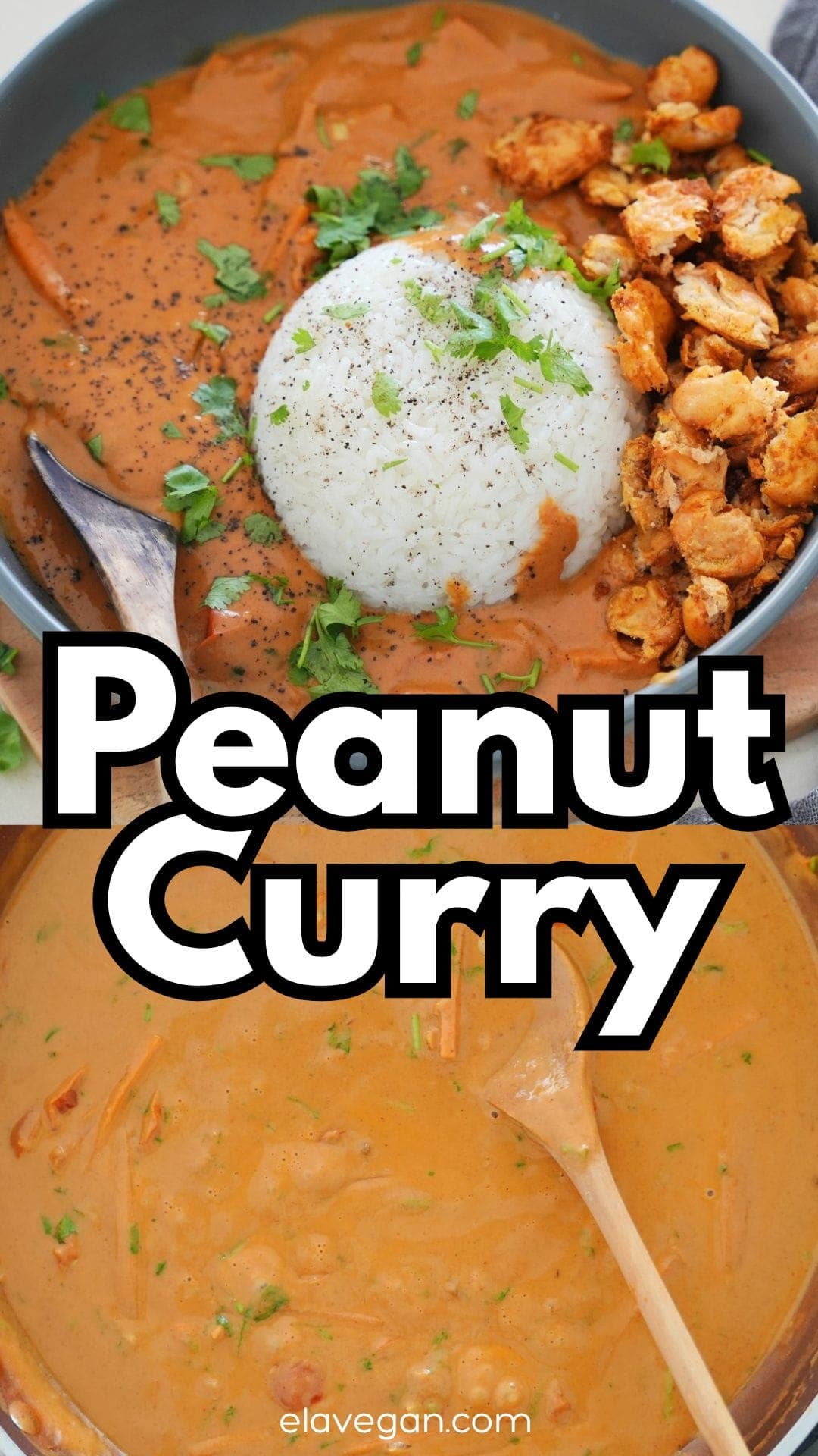 Pinterest Collage Peanut Curry