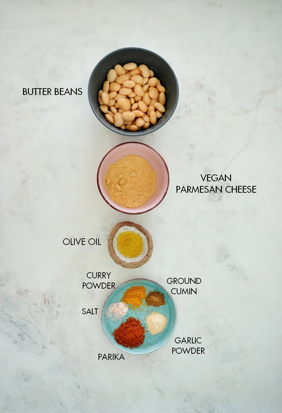 ingredients crispy butter beans