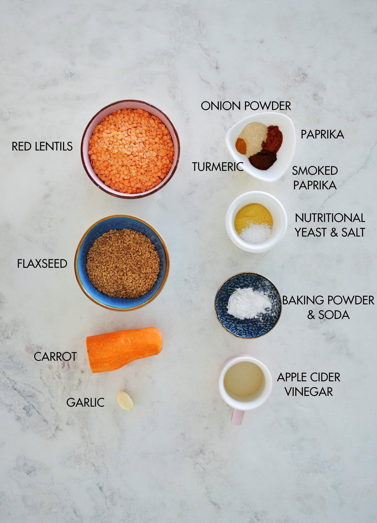 ingredients red lentil muffins