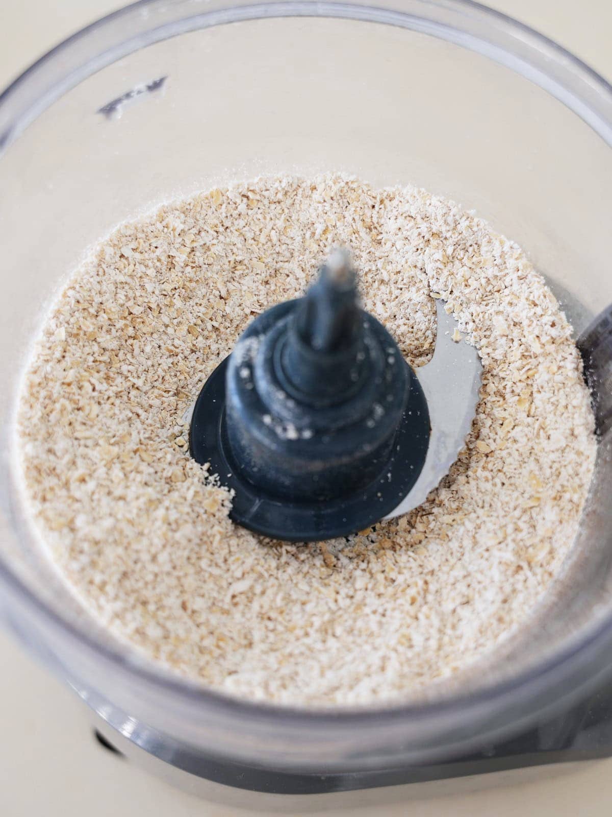 ground oats in food processor